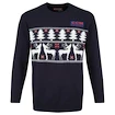Pulover pentru bărbați CCM Holiday Ugly Sweather Navy S