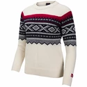 Pulover pentru femei Ulvang  Marius Round Neck Vanilla/Ulang Red