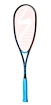 Rachetă de squash Salming  Fusione Feather Racket Black/Cyan