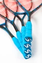 Rachetă de squash Salming  Fusione Feather Racket Black/Cyan