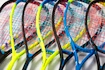 Rachetă de squash Salming  Fusione Powerlite Racket Blue/Yellow