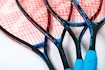 Rachetă de squash Salming  Grit Feather Racket Black/Cyan