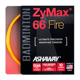 Racordaj badminton Ashaway Zymax 66 Fire Orange Set