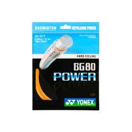 Racordaj badminton Yonex BG 80 Power Orange (0.68 mm)