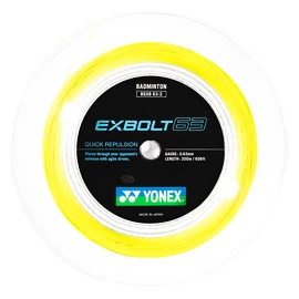 Racordaj badminton Yonex Exbolt 63 Yellow (200 m)