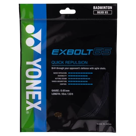 Racordaj badminton Yonex Exbolt 65 Black (10 m)
