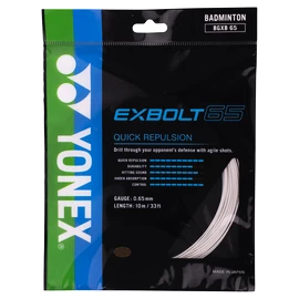Racordaj badminton Yonex Exbolt 65 White (10 m)
