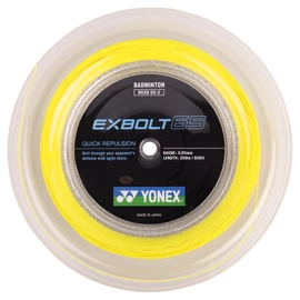 Racordaj badminton Yonex Exbolt 65 Yellow (200 m)