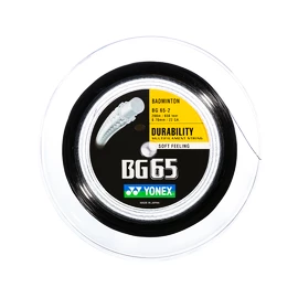 Racordaj badminton Yonex Micron BG65 Black (0.70 mm) - 200 m