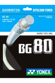 Racordaj badminton Yonex Micron BG80 White (0.68 mm)