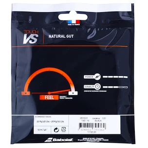 Racordaj de tenis Babolat  VS Touch Black 1.30 (12 m)