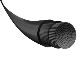 Racordaj de tenis Babolat XCEL Black 1,30 mm (12 m)