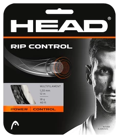 Racordaj de tenis Head RIP Control Black 1.30 mm (12 m)