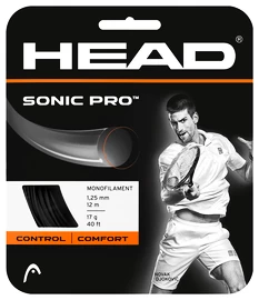 Racordaj de tenis Head Sonic Pro Black 1.30 mm (12 m)
