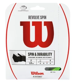 Racordaj de tenis Wilson Revolve Spin Green 1.30 mm