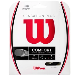 Racordaj de tenis Wilson Sensation Plus Black 1.34 mm