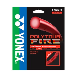 Racordaj de tenis Yonex Poly Tour Fire Red (12 m)