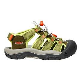 Sandale pentru copii Keen NEWPORT BOUNDLESS Dark olive/Scarlet ibis