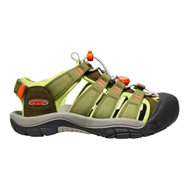 Sandale pentru copii Keen NEWPORT BOUNDLESS Dark olive/Scarlet ibis