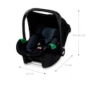 Scaun auto Kinderkraft  Mink Pro i-Size 40-75 cm Black