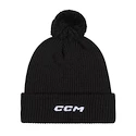 Șepci CCM  Team Pom Knit Black