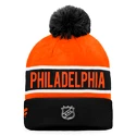 Șepci de iarnă Fanatics  Authentic Pro Game & Train Cuffed Pom Knit Philadelphia Flyers
