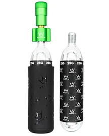 Set cap de umflare CO2 cu cartușe PEATY'S Mtb (25g) - emerald (ppr-hti-mtb-emr-12)