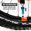Set cap de umflare CO2 cu cartușe PEATY'S  Mtb (25g) - red (ppr-hti-mtb-red-12)