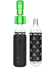 Set cap de umflare CO2 cu cartușe PEATY'S Road & gravel (16g) - emerald (ppr-hti-rag-emr-12)