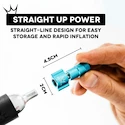 Set cap de umflare CO2 cu cartușe PEATY'S  Road & gravel (16g) - punch (ppr-hti-rag-pun-12)