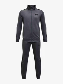 Set pentru băieți Under Armour Knit Track Suit šedá Pitch Gray
