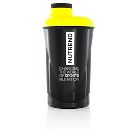 Shaker Nutrend 600 ml Black/Yellow