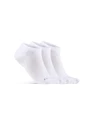 Șosete Craft Core Dry Footies 3-Pack White  40-42