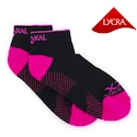 Șosete Karakal  Socks X2+ Female Trainer Black/Pink-36-41