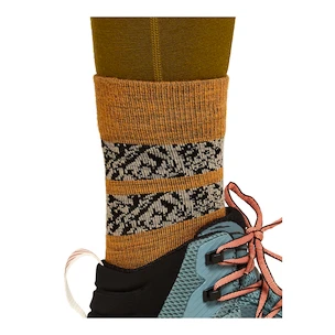 Șosete pentru femei Icebreaker Merino Hike+ Light Crew Natural Summit Ray/Sunstone/Black