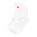 Șosete Wilson  Quarter Top Sock 3 Pack Bright White