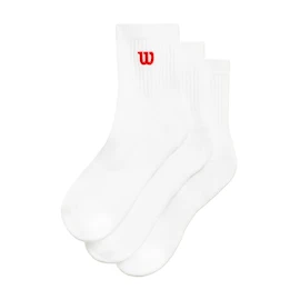 Șosete Wilson Quarter Top Sock 3 Pack Bright White