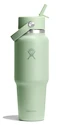 Sticlă termo Hydro Flask  32 OZ Wide Flex Straw Travel Bottle Aloe