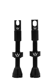 Supapă tubeless PEATY'S X chris king (mk2) black tubeless valves 42mm (ptv2-42-blk-12)