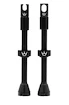 Supapă tubeless PEATY'S  X chris king (mk2) black tubeless valves 60mm (ptv2-60-blk-12)