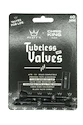 Supapă tubeless PEATY'S  X chris king (mk2) black tubeless valves 60mm (ptv2-60-blk-12)