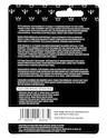 Supapă tubeless PEATY'S  X chris king (mk2) black tubeless valves - 80mm (ptv2-80-blk-12)