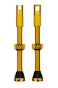 Supapă tubeless PEATY'S  X chris king (mk2) gold tubeless valves - 60mm (ptv2-60-gld-12)