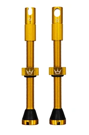 Supapă tubeless PEATY'S X chris king (mk2) gold tubeless valves - 60mm (ptv2-60-gld-12)
