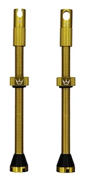 Supapă tubeless PEATY'S X chris king (mk2) gold tubeless valves - 80mm (ptv2-80-gld-12)