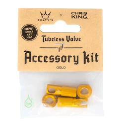 Supapă tubeless PEATY'S X chris king (mk2) gold tubeless valves accessory kit (ptv2-accs-gld-12)