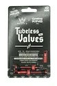 Supapă tubeless PEATY'S  X chris king (mk2) red tubeless valves 42mm (ptv2-42-red-12)