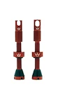 Supapă tubeless PEATY'S  X chris king (mk2) red tubeless valves 42mm (ptv2-42-red-12)