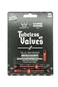 Supapă tubeless PEATY'S  X chris king (mk2) red tubeless valves 60mm (ptv2-60-red-12)