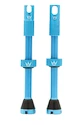 Supapă tubeless PEATY'S  X chris king (mk2) turquoise tubeless valves 60mm (ptv2-60-trq-12)